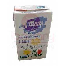 Lait démi-écremé Mana Tiko 1L